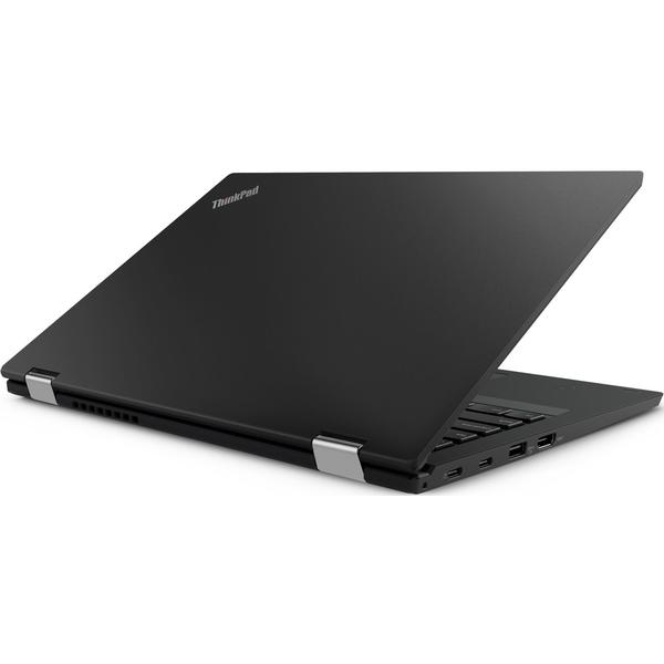Laptop Lenovo 2 in 1 ThinkPad L380 Yoga cu procesor Intel® Core™ i5-8250U pana la 3.40 GHz, Kaby Lake R, 13.3", Full HD, IPS, Touch, 8GB, 256GB M.2 SSD, Intel® UHD Graphics 620, Microsoft Windows 10 Pro, Black