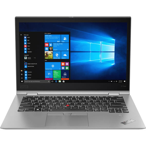 Laptop Lenovo ThinkPad X1 Yoga, Intel Core i7-8550U, 16 GB, 512 GB SSD, Microsoft Windows 10 Pro, Argintiu