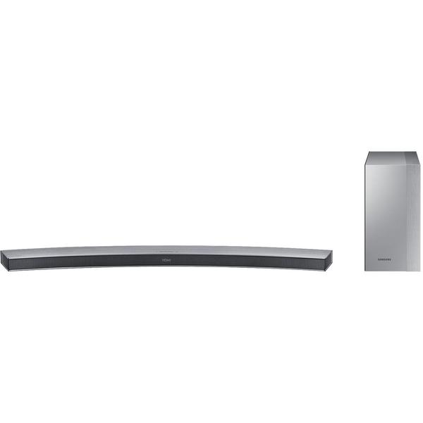 Sistem home cinema Samsung HW-M4501/EN, Soundbar curbat, 2.1 canale, 260 W, Bluetooth, Argintiu
