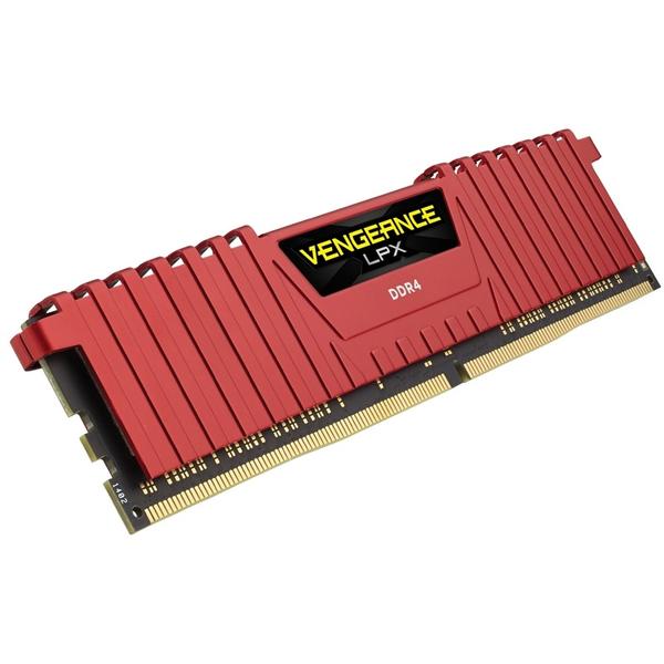 Memorie Corsair Vengeance LPX Red, 8 GB, DDR4, 2400 MHz