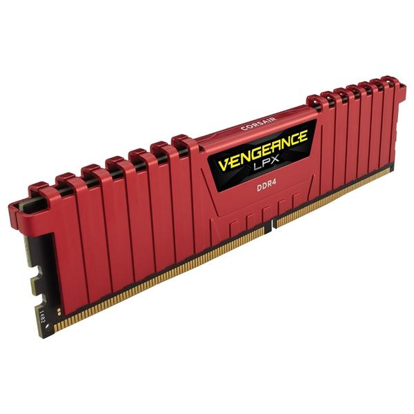 Memorie Corsair Vengeance LPX Red, 8 GB, DDR4, 2400 MHz, CL 14