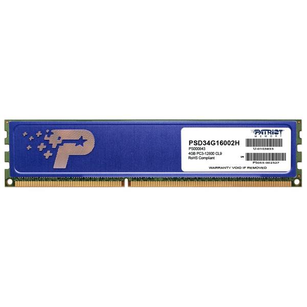 Memorie Patriot Signature Line Heatspreader, 4 GB, DDR3, 1600 MHz