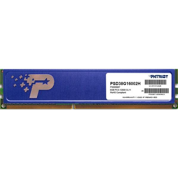 Memorie Patriot Signature Line Heatspreader, 8 GB, DDR3, 1600 MHz