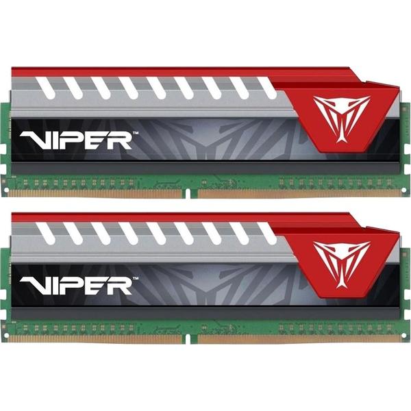 Memorie Patriot Viper Elite Red, 16 GB, DDR4, 2400 MHz, Dual Channel Kit