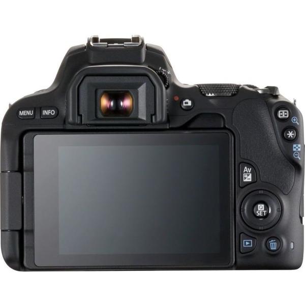 Camera foto Canon EOS 200D, 24.2 MP, Negru + Obiectiv EF-S 18 - 55 mm 4.0-5.6 IS STM