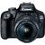 Camera foto Canon EOS 4000D, 18 MP, Negru + Obiectiv 18 - 55 mm DC + Obiectiv 75 - 300 mm DC