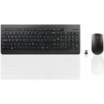 Kit tastatura + mouse Lenovo Essential 4X30M39497, Wireless, Negru