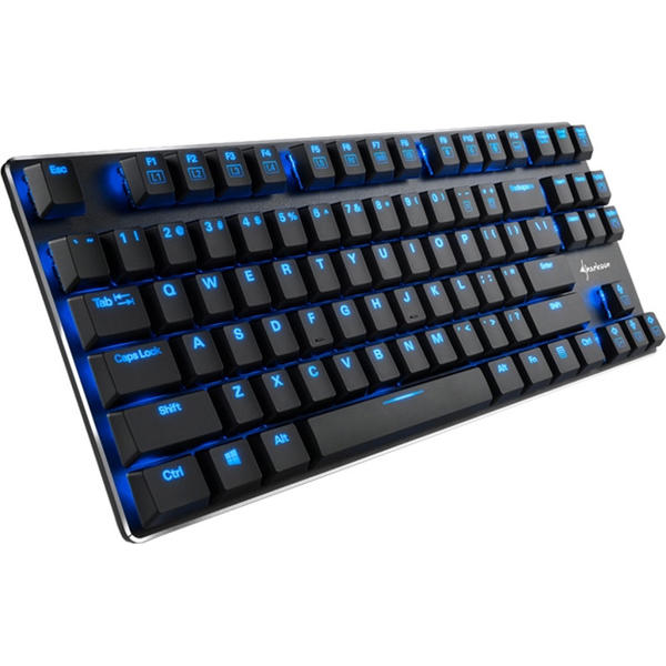 Tastatura SHARKOON Pure Writer TKL Kailh Blue, Wired, Tastatura mecanica, Negru