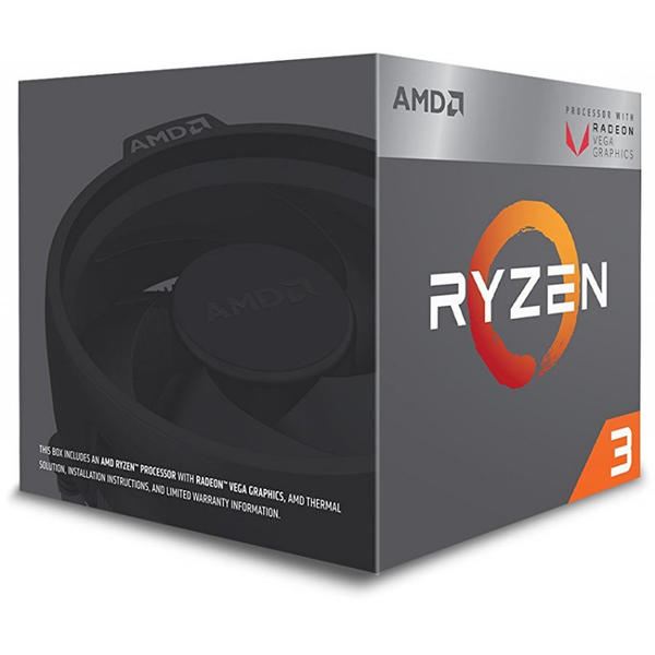 Procesor AMD Raven Ridge, Ryzen 3 2200G, 3.5 GHz, Socket AM4