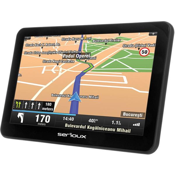 GPS Serioux Urban Pilot, 7 inch, Harta Europa + Actualizari gratuite pe viata