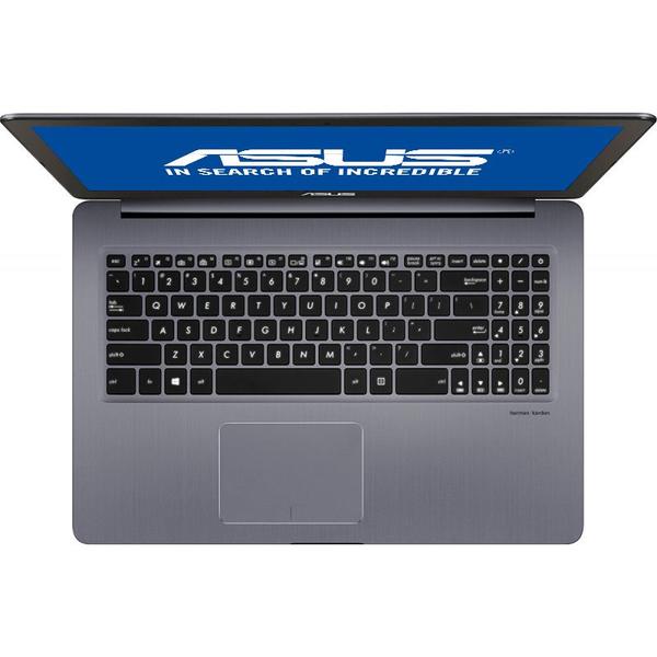 Laptop Asus VivoBook Series N580GD-E4015, Intel Core i7-8750H, 16 GB, 1 TB + 128 GB SSD, Endless OS, Gri