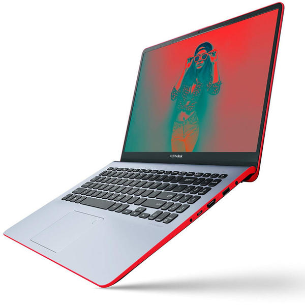 Laptop Asus VivoBook S15 S530UN, FHD, Intel Core i7-8550U, 8 GB, 256 GB SSD, Endless OS, Gri / Rosu