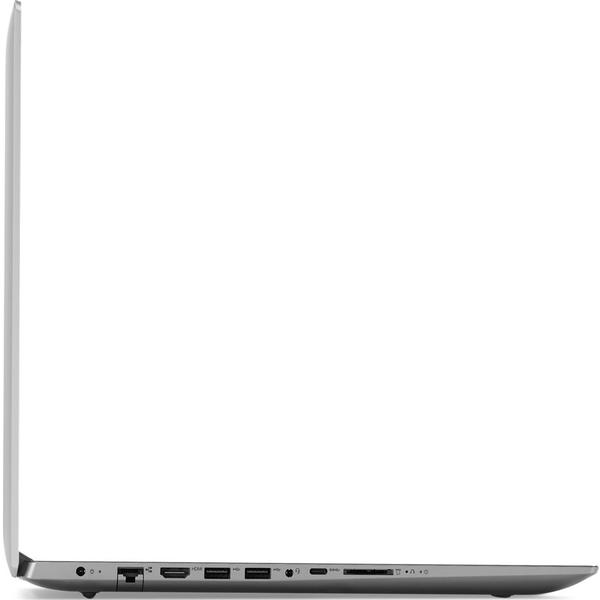Laptop Lenovo IdeaPad 330 IKB, HD+, Intel Core i3-8130U, 6 GB, 1 TB, Free DOS, Argintiu / Gri