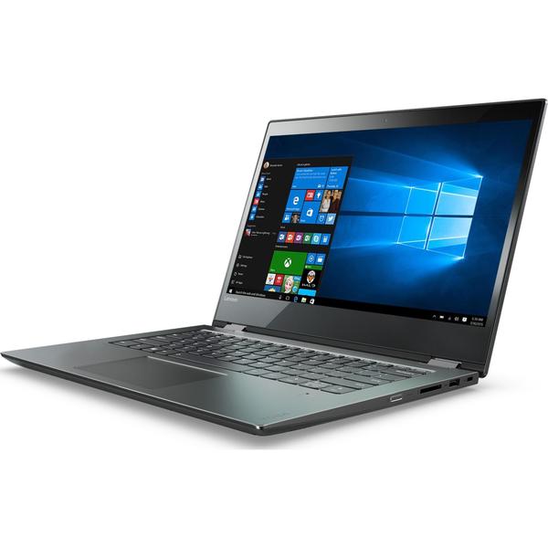 Laptop Lenovo Yoga 520, FHD, Intel Core i3-7130U, 8 GB, 1 TB + 128 GB SSD, Microsoft Windows 10 Home, Negru