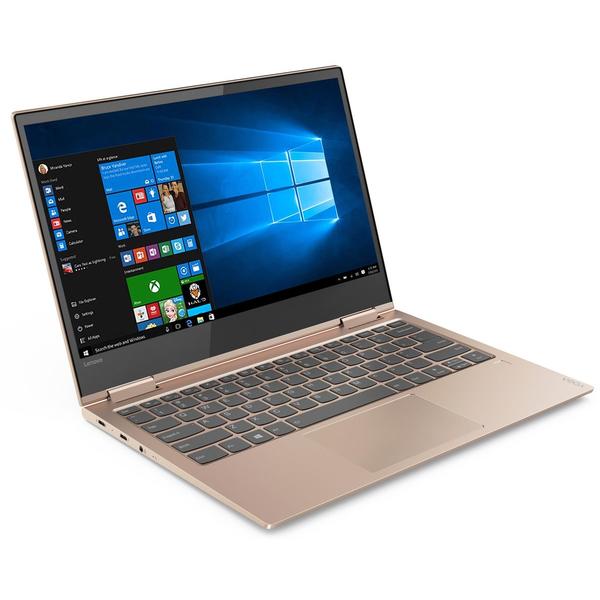 Laptop Lenovo Yoga 730, UHD, Intel Core i7-8550U, 16 GB, 512 GB SSD, Microsoft Windows 10 Home, Auriu