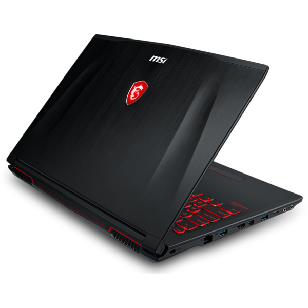 Laptop MSI GF62 8RD, FHD, Intel Core i5-8300H, 8 GB, 1 TB + 128 GB SSD, Free DOS, Negru