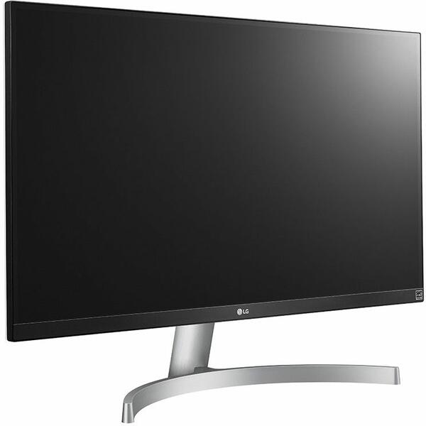 Monitor LG 27UK600-W, 27 inch, 4K UHD, 5 ms, Negru / Alb