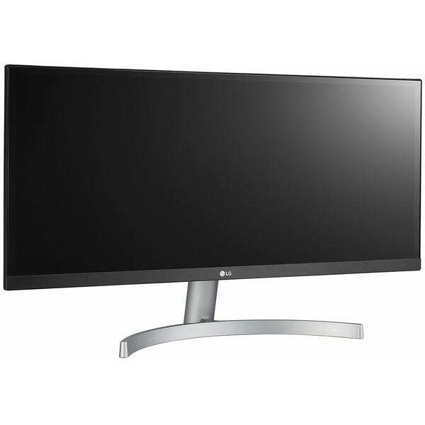 Monitor LG 29WK600-W, 29 inch, UW-UXGA, 5 ms, Negru / Argintiu