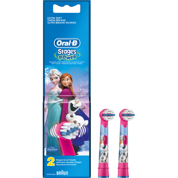 Rezerva periuta de dinti electrica pentru copii Oral-B EB10-2, Frozen
