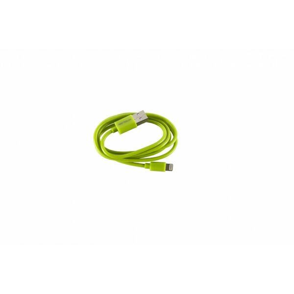 Cablu de date Serioux SRXA-MFI1MBLK, Verde