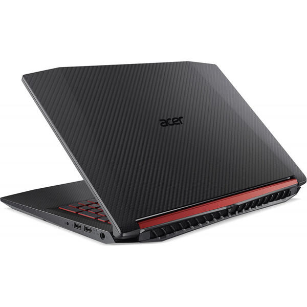 Laptop Acer Nitro 5 AN515-52-77KQ, Intel Core i7-8750H, 16 GB, 256 GB SSD, Linux, Negru