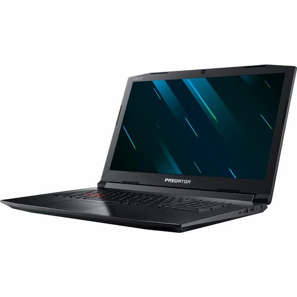 Laptop Acer Predator Helios 300 PH317-52, Intel Core i7-8750H, 8 GB, 1 TB, Linux, Negru