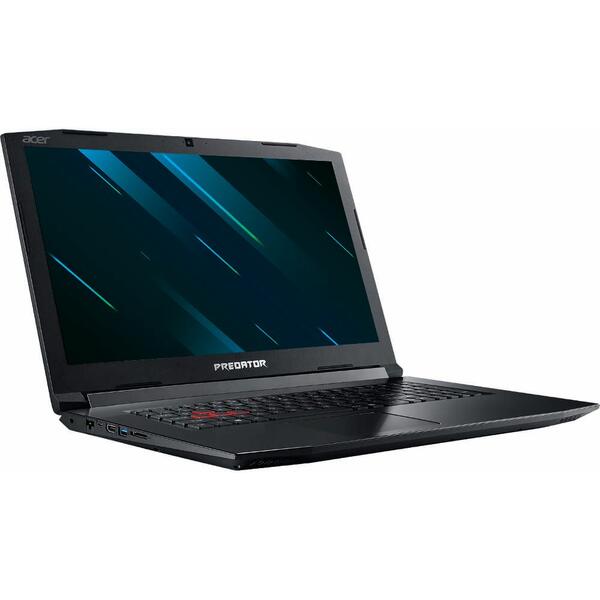 Laptop Acer Predator Helios 300 PH317-52, Intel Core i7-8750H, 8 GB, 1 TB, Linux, Negru