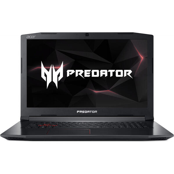Laptop Acer Predator Helios 300 PH317-52, Intel Core i7-8750H, 8 GB, 512 GB SSD, Linux, Negru
