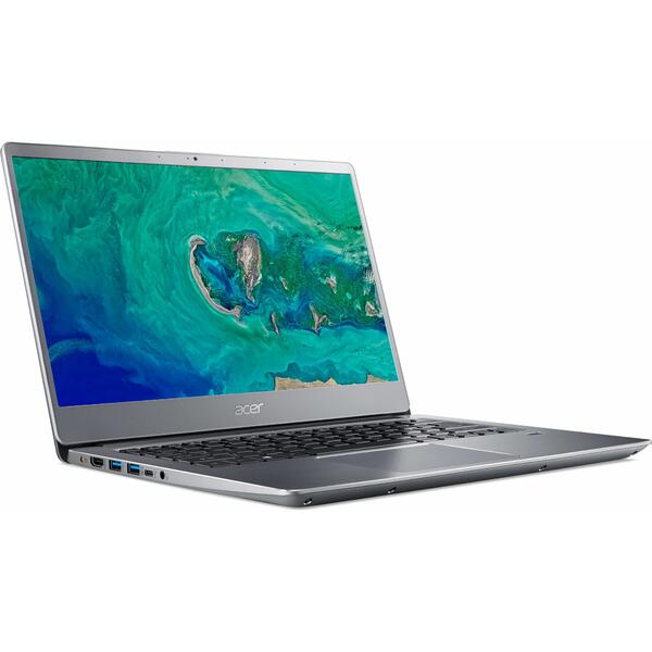 Laptop Acer Swift 3 SF314-54-59GM, Intel Core i5-8250U, 8 GB, 256 GB SSD, Linux, Argintiu