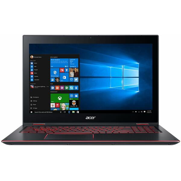 Laptop Acer Nitro 5 Spin NP515-51, Intel Core i5-8250U, 8 GB, 256 GB SSD, Microsoft Windows 10 Home, Negru