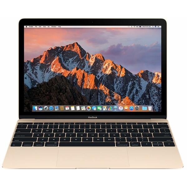 Laptop Apple MacBook 12 Retina, IPS, Intel Core M3, 8 GB, 256 GB SSD, Mac OS Mojave, Auriu