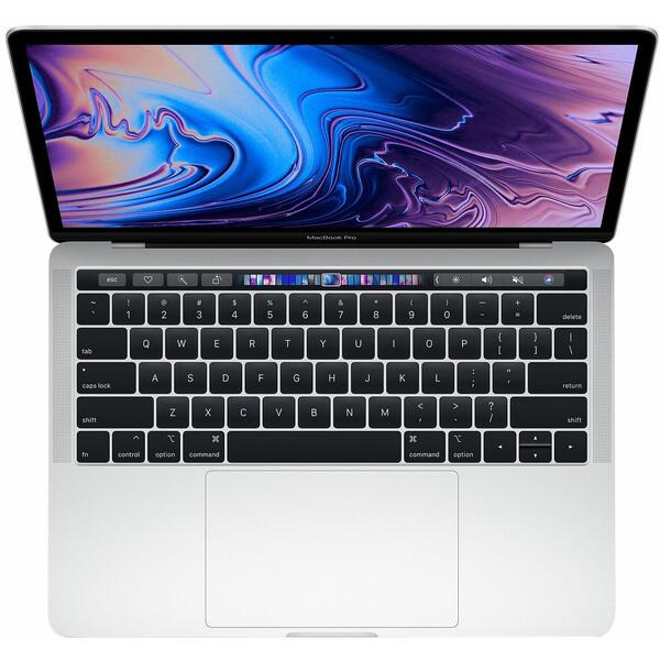 Laptop Apple MacBook Pro 13 Retina with Touch Bar, Intel Core i5-8259U, 8 GB, 256 GB SSD, Mac OS High Sierra, Argintiu