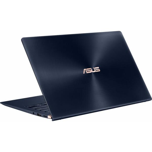 Laptop Asus ZenBook UX433FA, Intel Core i7-8565U, 8 GB, 256 GB SSD, Microsoft Windows 10 Home, Albastru