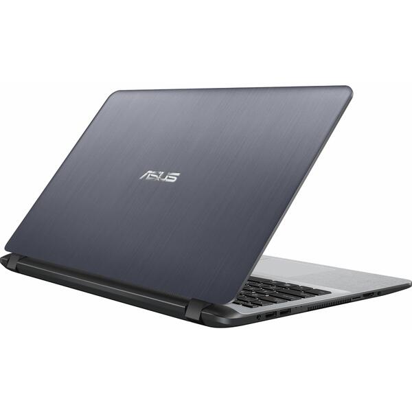 Laptop Asus X507UA, Intel Core i3-7020U, 4 GB, 256 GB SSD, Endless OS, Gri