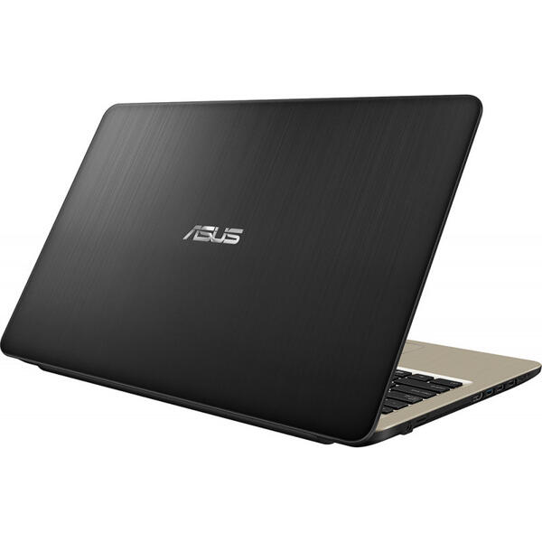 Laptop Asus VivoBook 15 X540UA, Intel Core i3-7020U, 4 GB, 256 GB SSD, Microsoft Windows 10 Home, Negru / Maro
