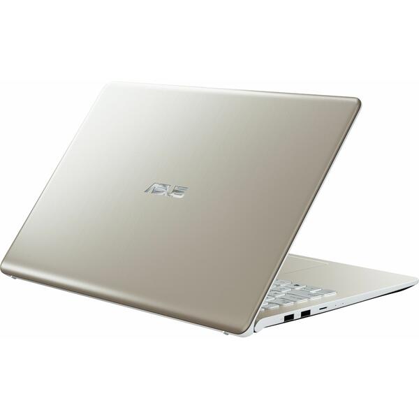 Laptop Asus VivoBook S15 S530UF, Intel Core i5-8250U, 8 GB, 256 GB SSD, Free DOS, Auriu