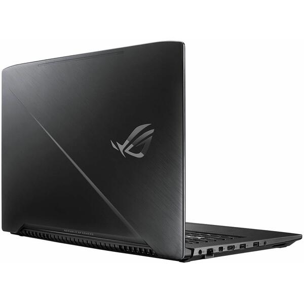 Laptop Asus ROG GL703GE, Intel Core i7-8750H, 8 GB, 1 TB + 128 GB SSD, Free DOS, Negru