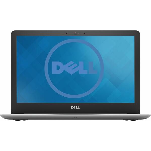 Laptop Dell Inspiron 5370, Intel Core i5-8250U, 4 GB, 256 GB SSD, Linux, Argintiu