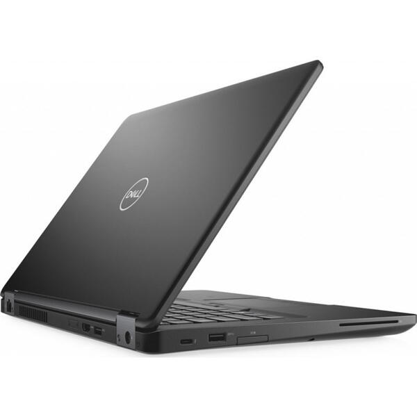 Laptop Dell Latitude 5490, Intel Core i5-8250U, 16 GB, 256 GB SSD, Linux, Negru