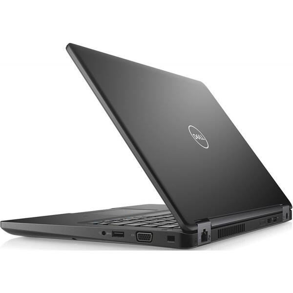 Laptop Dell Latitude 5490, Intel Core i5-8250U, 8 GB, 256 GB SSD, Linux, Negru