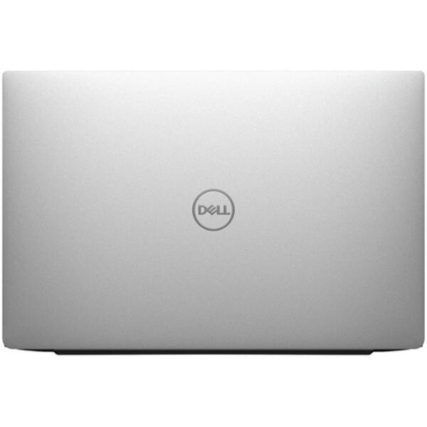 Laptop Dell XPS 13 (9370), Intel Core i7-8550U, 16 GB, 512 GB SSD, Microsoft Windows 10 Pro, Argintiu