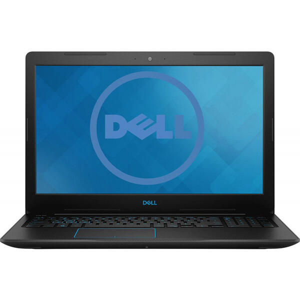 Laptop Dell G3 3579, Intel Core i7-8750H, 8 GB, 1 TB + 128 GB SSD, Linux, Negru