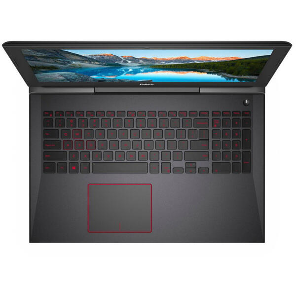 Laptop Dell G5 5587, Intel Core i7-8750H, 16 GB, 1 TB + 256 GB SSD, Linux, Negru