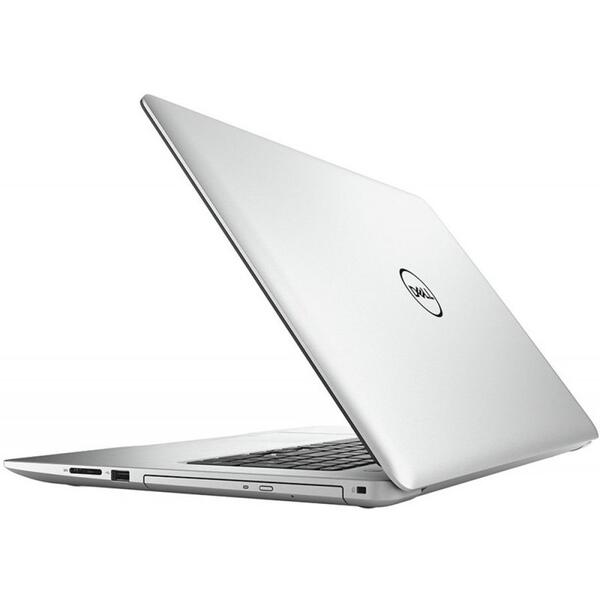 Laptop Dell Inspiron 5770 (seria 5000), FHD, Intel Core i5-8250U, 8 GB, 1 TB + 128 GB SSD, Microsoft Windows 10 Home, Argintiu
