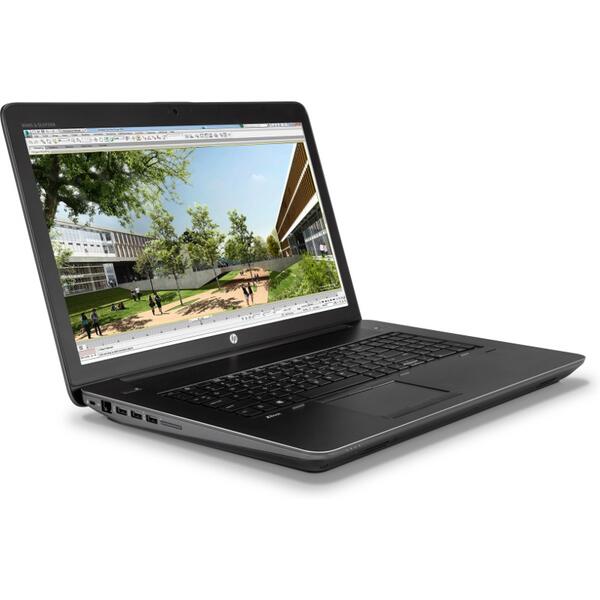 Laptop HP ZBook 17 G4, Intel Core i7-7700HQ, 16 GB, 1 TB + 512 GB SSD, Microsoft Windows 10 Pro, Negru