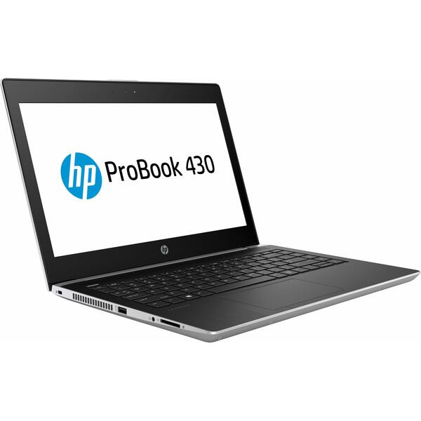 Laptop HP Probook 430 G5, Intel Core i7-8550U, 8 GB, 256 GB SSD, Free DOS, Argintiu