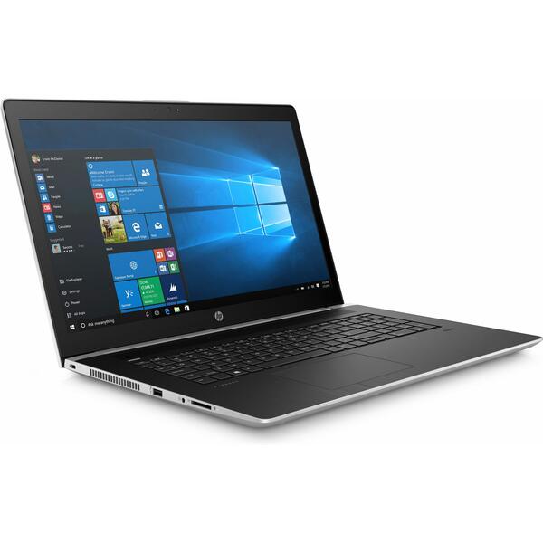Laptop HP ProBook 470 G5, FHD, Intel Core i7-8550U, 8 GB, 256 GB SSD, Microsoft Windows 10 Pro, Argintiu
