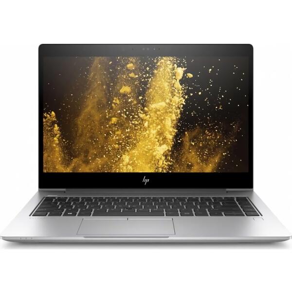 Laptop HP EliteBook 840 G5, Intel Core i7-8550U, 8 GB, 256 GB SSD, Free DOS, Argintiu