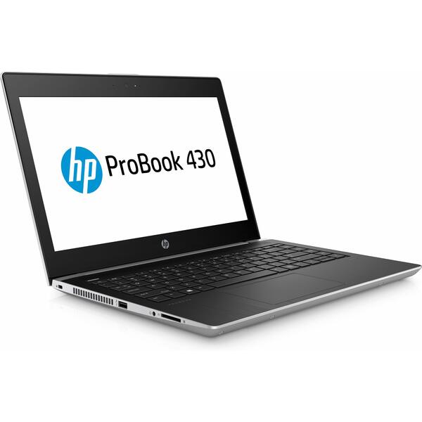 Laptop HP Probook 430 G5, Intel Core i5-8250U, 4 GB, 128 GB SSD, Free DOS, Argintiu