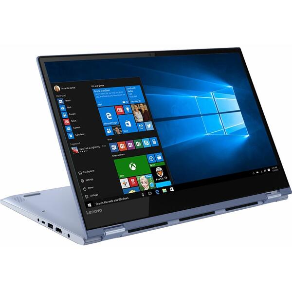 Laptop Lenovo Yoga 530 IKB, Intel Core i5-8250U, 8 GB, 512 GB SSD, Microsoft Windows 10 Home, Albastru
